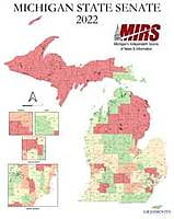 District Boundary Map - Set Of 3